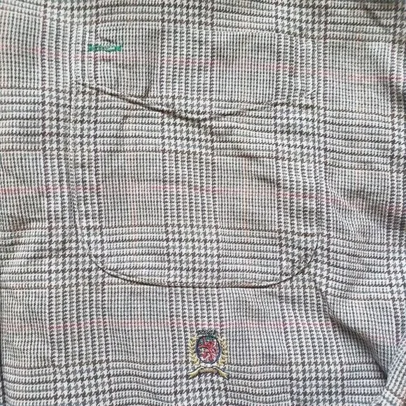 Tommy Hilfiger Tan Plaid Button Down Shirt - Picture 4 of 10